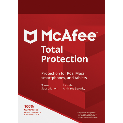 McAfee Total Protection – 3-Year / 1-Device – TSS